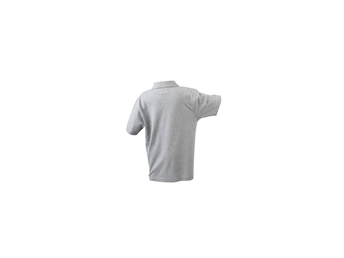 JN Classic Polo Junior JN070K 100%BW, grey-heather, Größe XL