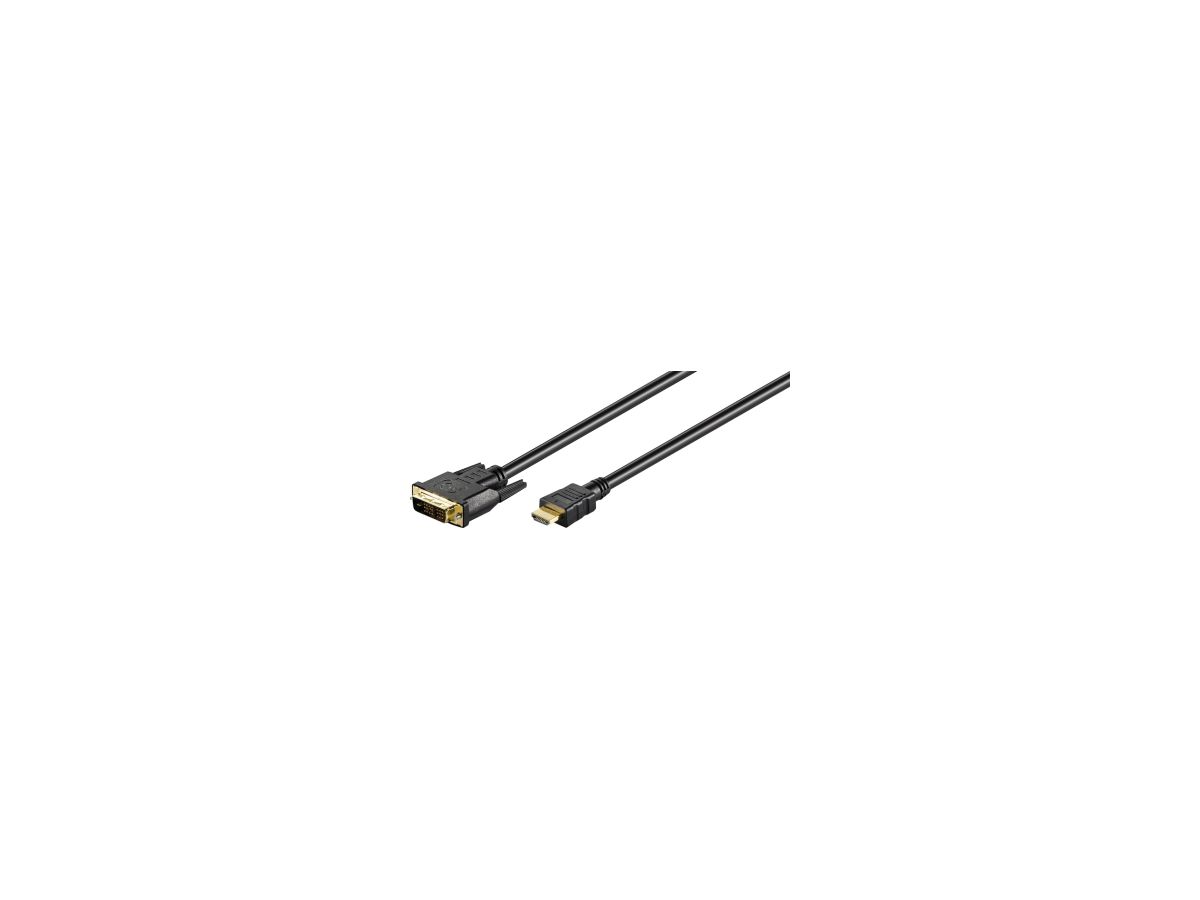 Goobay HDMI/DVI-D Kabel 51580 2m schwarz