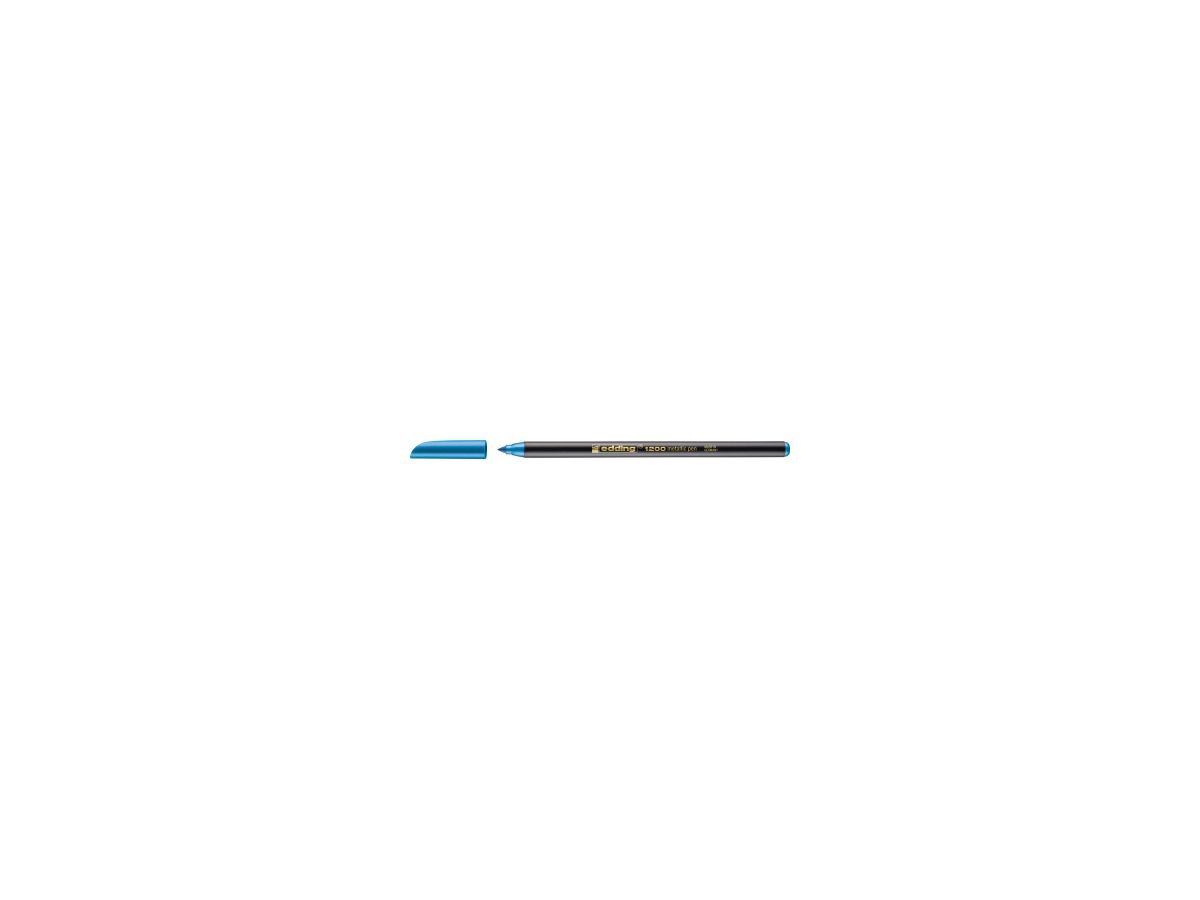edding Fasermaler 1200 metallic color pen 4-1200073 1-3mm blau