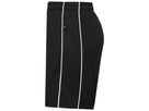 JN Basic Team Shorts Junior JN387K 100%PES, black/white, Größe XS