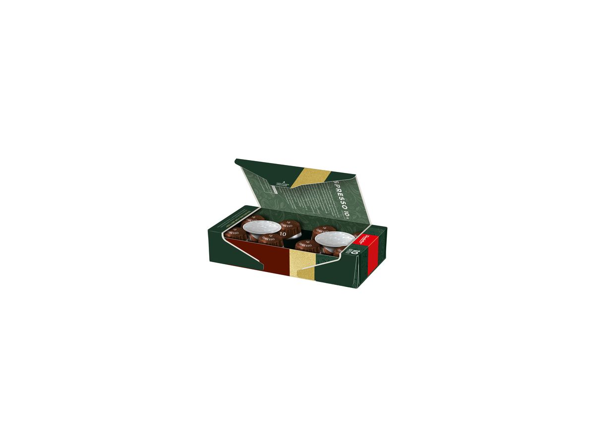 JACOBS Kaffeekapsel Espresso 10 Intenso 4057018 10 St./Pack.