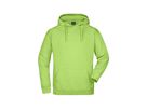 JN Hooded Sweat JN047 80%BW/20%PES, lime-green, Größe L