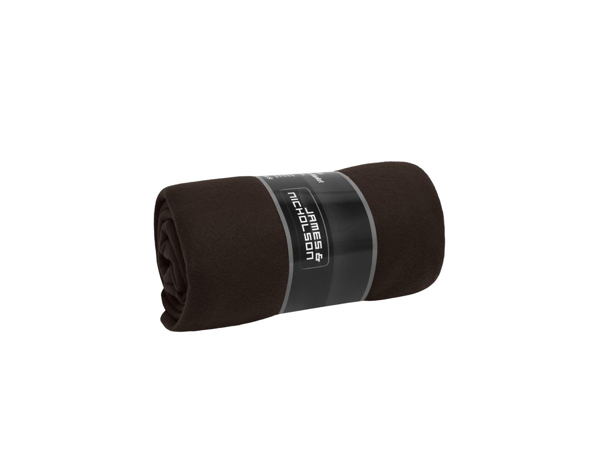 JN Fleece Blanket JN1901 brown/natural, Größe one size
