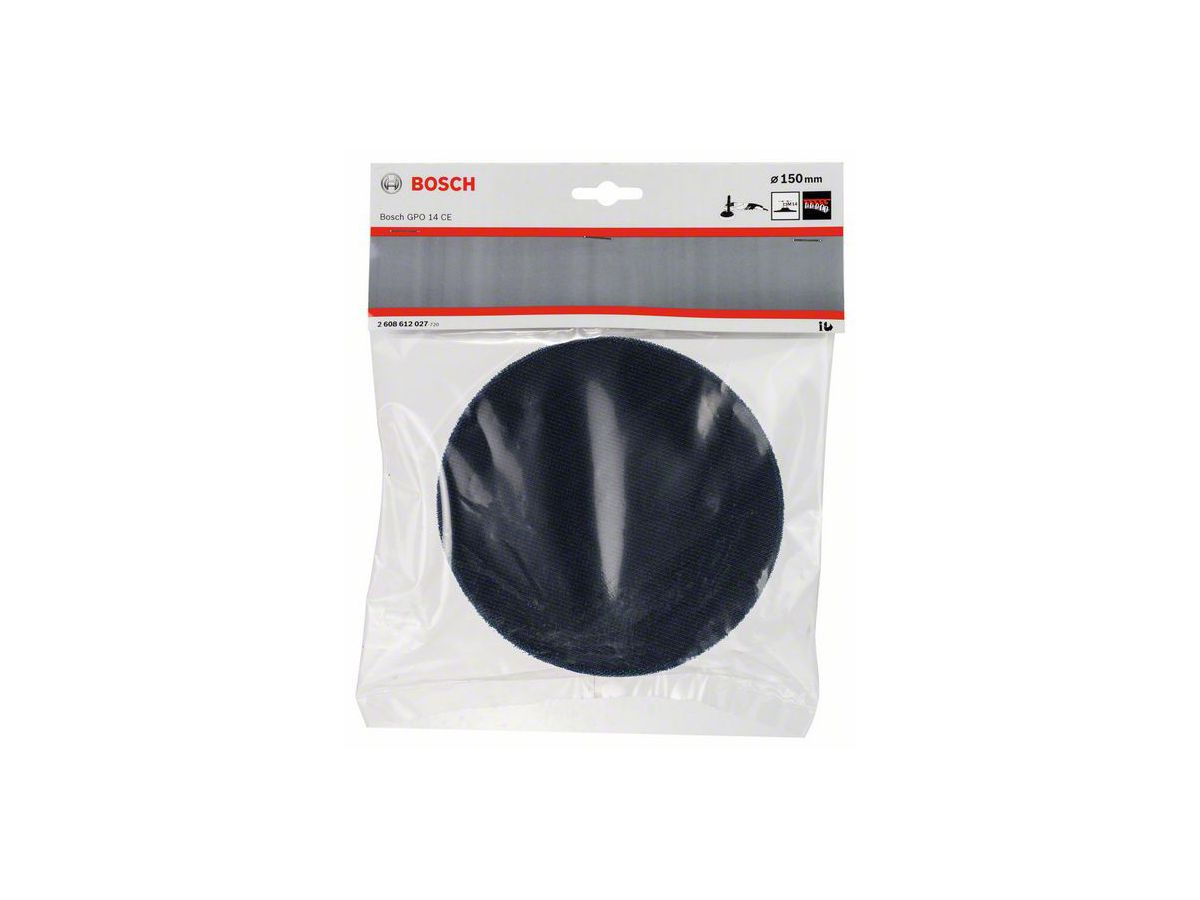 Bosch Stützteller 150mm für Lammfell Art: 2608612027 oder Schaumstoffscheiben