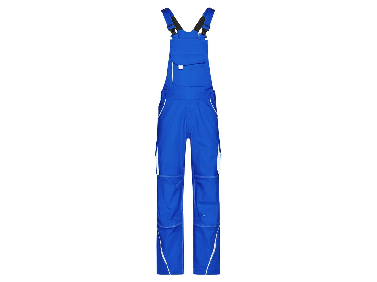 JN Funktionelle Latzhose JN848 royal/white, Größe 54