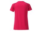JN Ladies' Sports T-Shirt JN495 bright-pink/titan, Größe XL