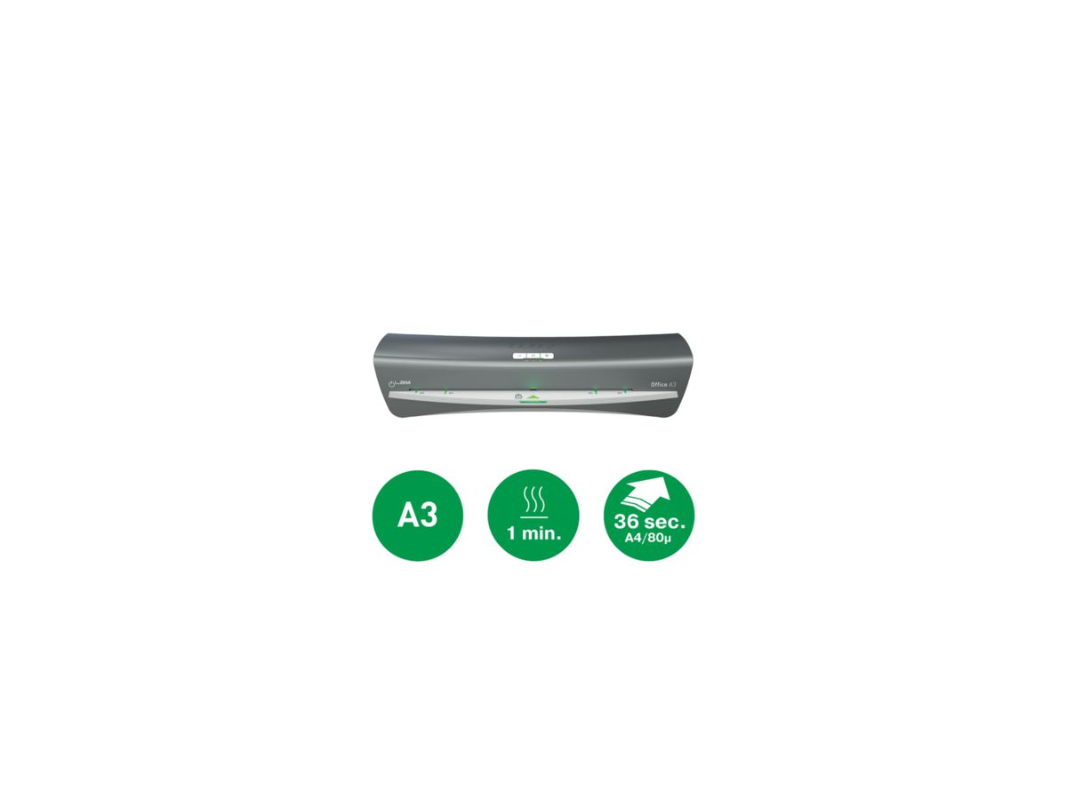 Leitz Laminiergerät iLAM Office 72530084 DIN A3 weiß/silber