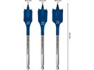 BOSCH SELFCUT Flachfräsbohrer-Set EXPERT 20/22/25 mm, 3-teilig