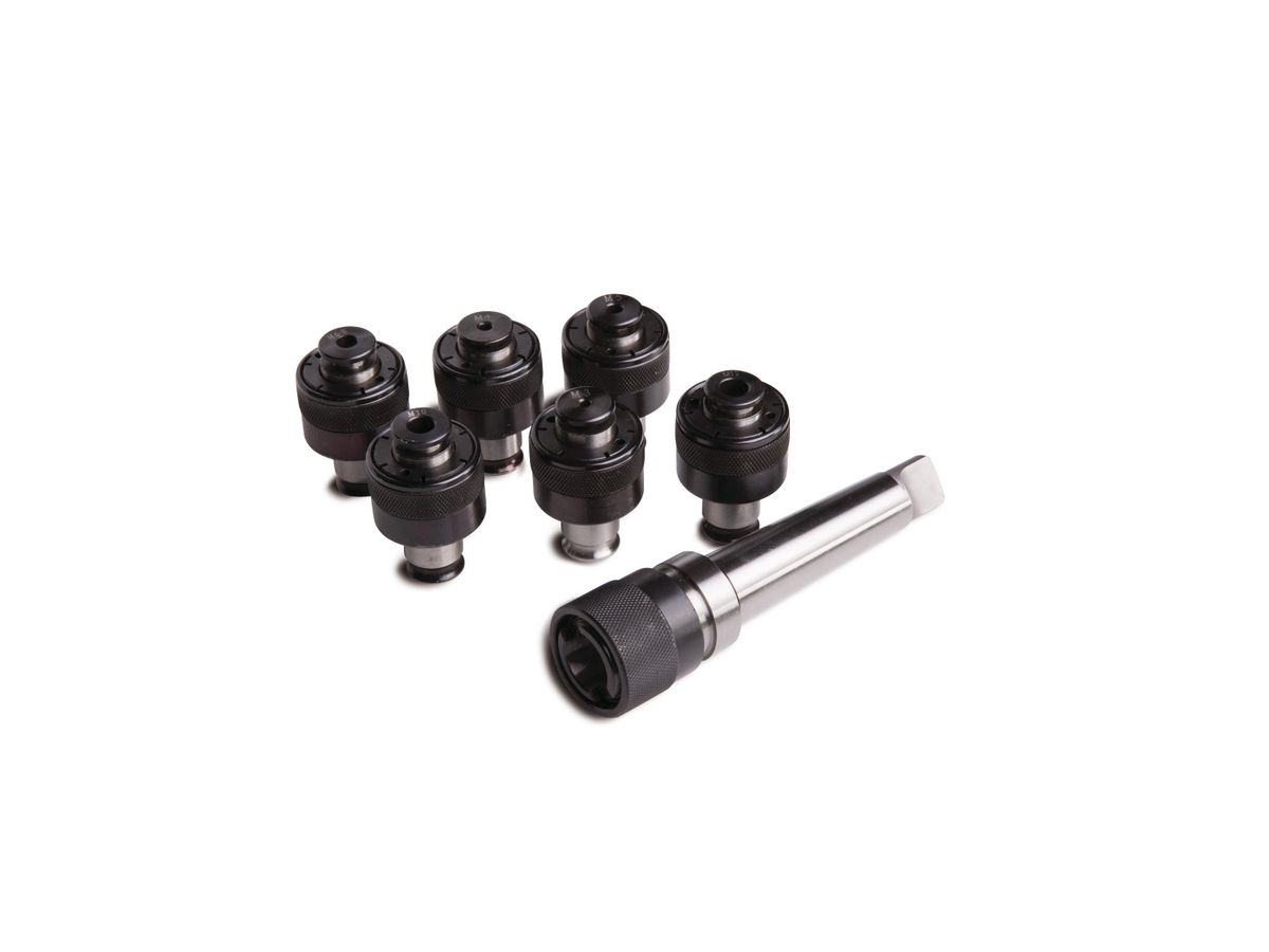 Gewindeschneidfutter MK4 - M3-M12 mit 6 Einsätzen "DIN Standard"