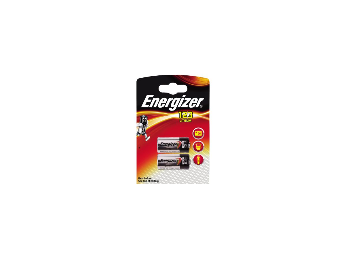 Energizer Fotobatterie Lithium 123 2 St./Pack.