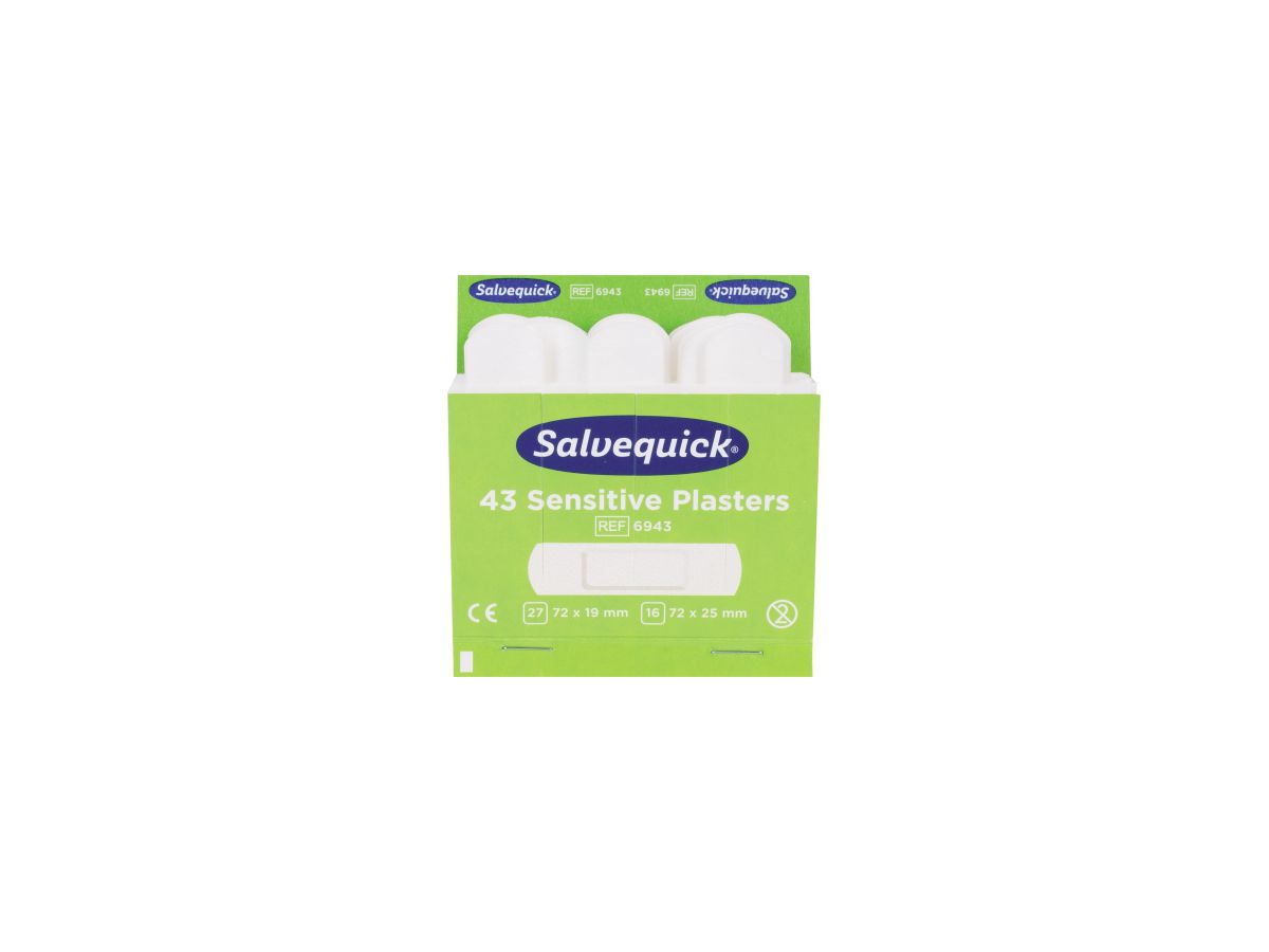 Salvequick Pflaster sensible 6943 Allergiker 43 St./Pack.