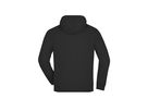 JN Hooded Jacket JN059 100%BW, black, Größe XL