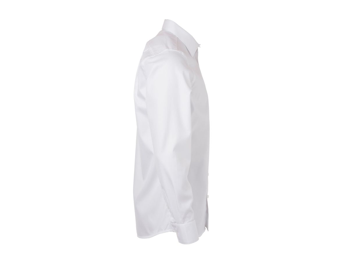 JN Herren Langarm Shirt JN690 white, Größe XXL