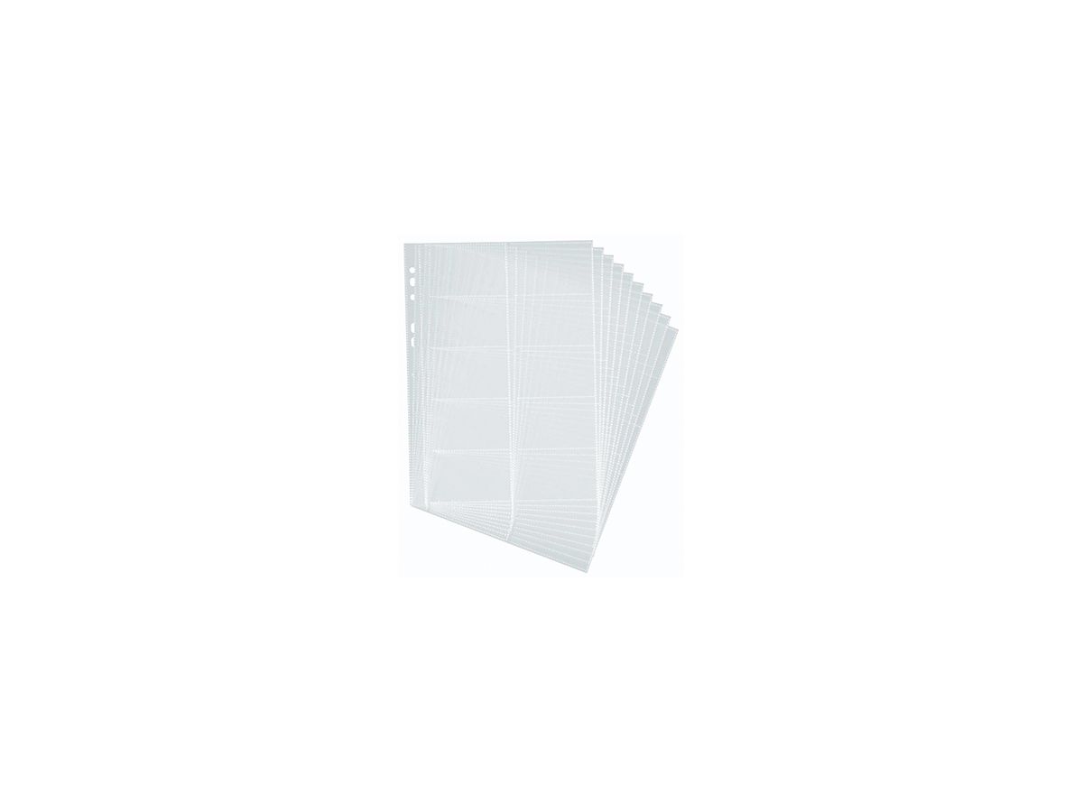 DURABLE Visitenkartenhülle 238919 für 20Karten 90x57mm 10 St./Pack.
