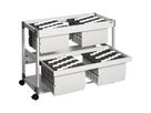 DURABLE Hängemappenwagen TROLLEY 200 MULTI DUO 379210 lichtgrau