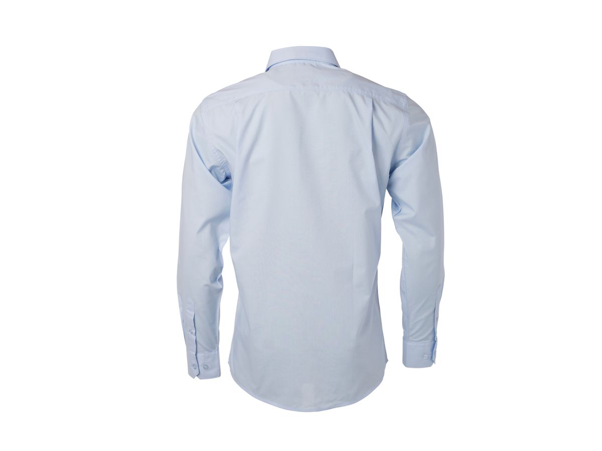JN Men's Shirt Longsleeve Poplin JN678 light-blue, Größe XL