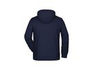 JN Men's Zip Hoody 8026 navy, Größe 3XL