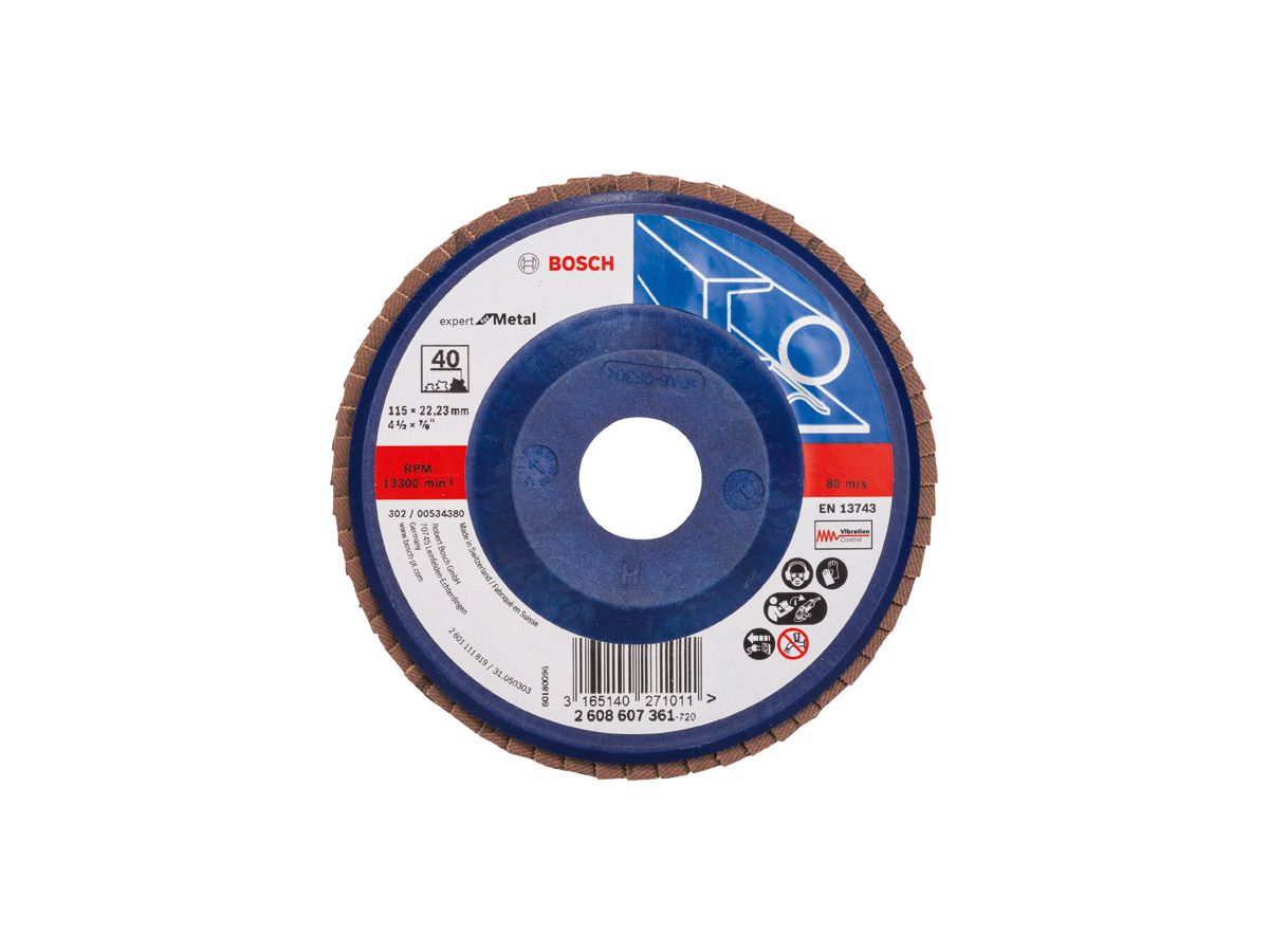 1ST. FAECHER D=115 B:M K40, GE RADE