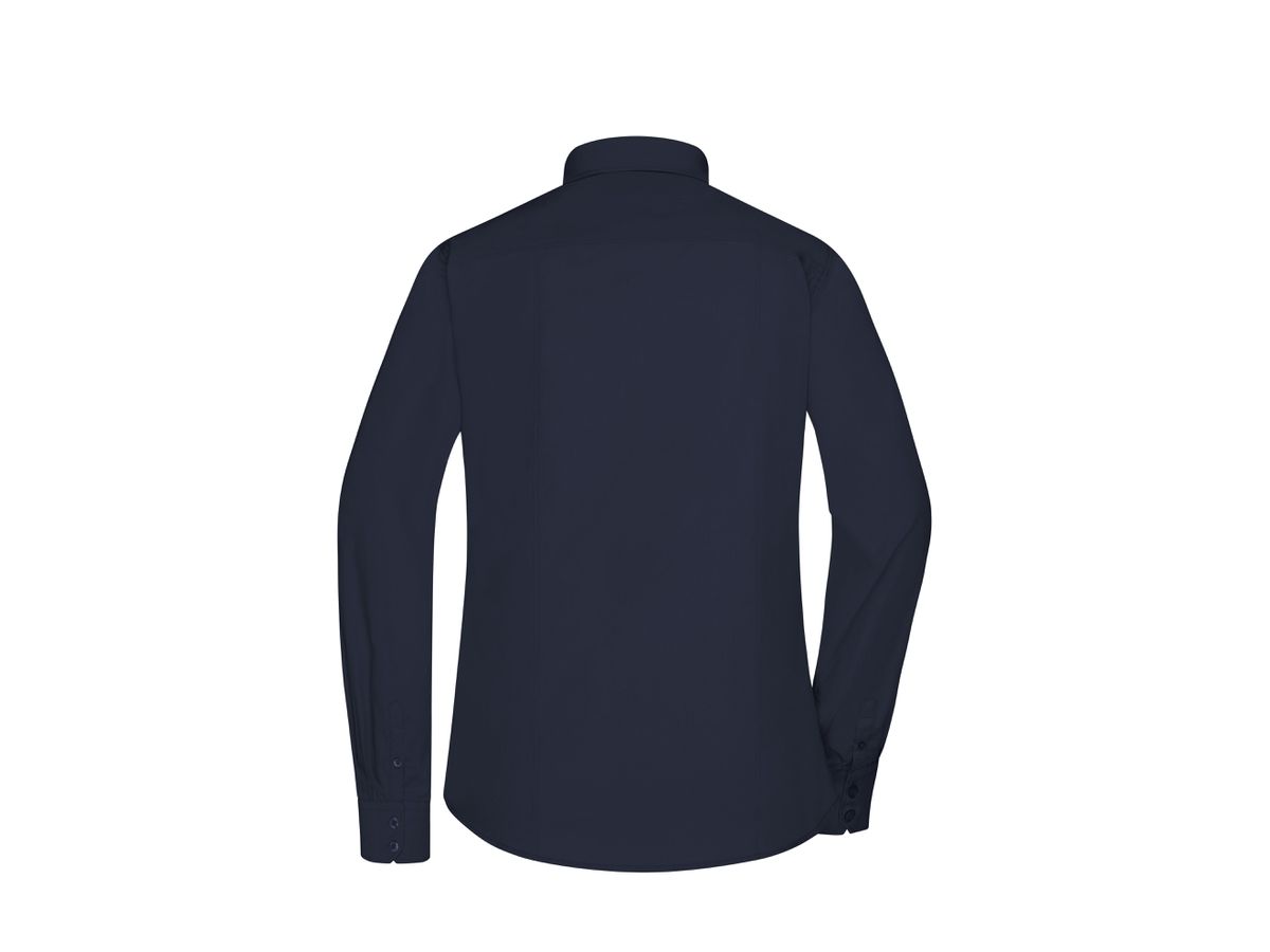 JN Ladies' Shirt Longsleeve Poplin JN677 navy, Größe S