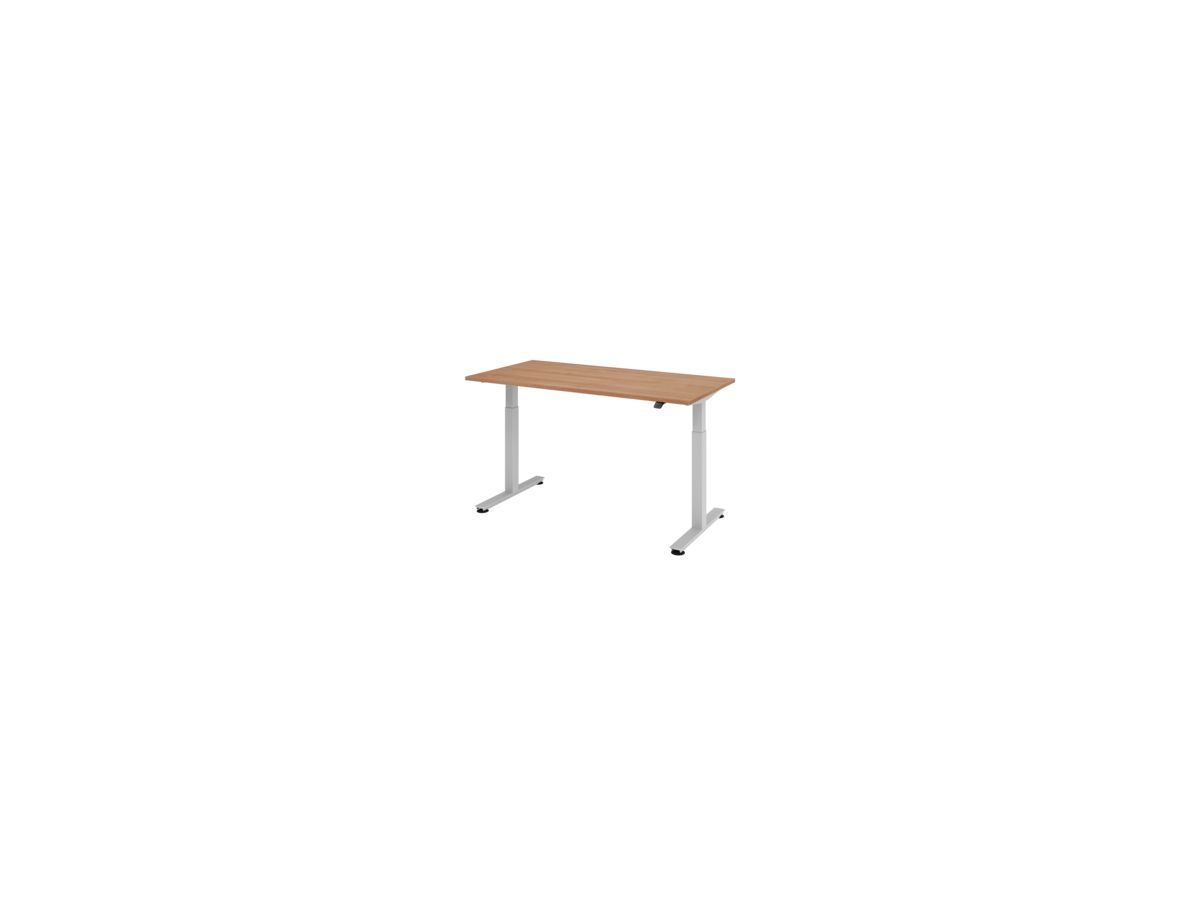 Hammerbacher Schreibtisch VXMST16/N/S 160x80cm nußbaum
