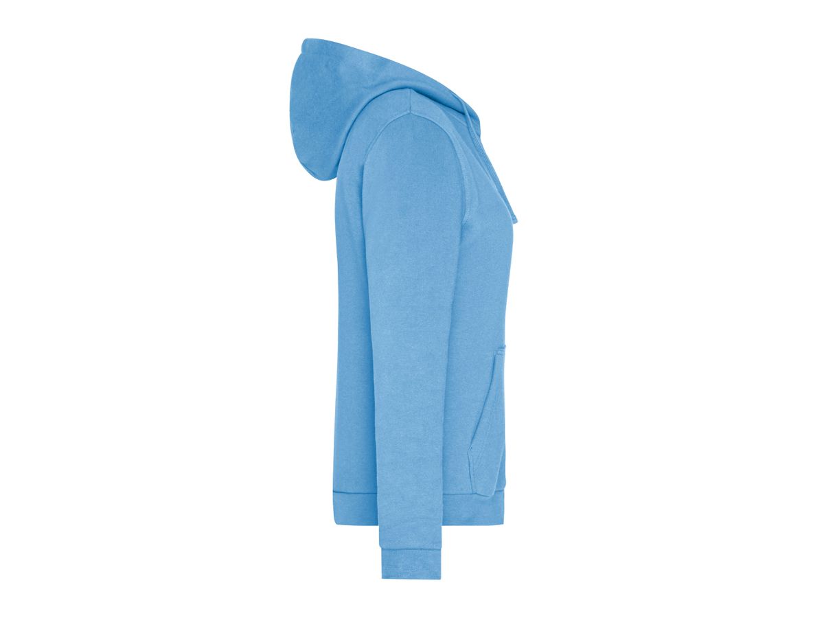 JN Promo Zip Hoody Lady JN755 80%BW/20%PES sky-blue Gr. XS