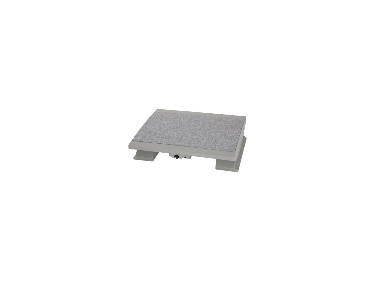 MAUL Fußstütze ergonomisch beheitzt M9025085 45x39cm Kunststoff grau