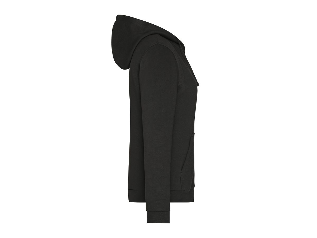 JN Promo Zip Hoody Lady JN755 80%BW/20%PES black Gr. 2XL