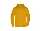 JN Promo Zip Hoody Men JN756 80%BW/20%PES gold-yellow Gr. M