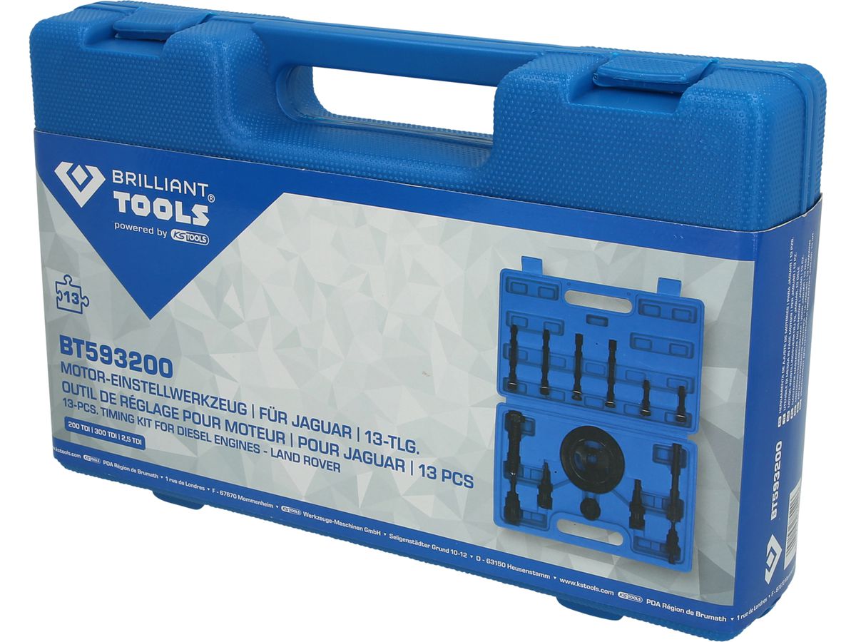BRILLIANT TOOLS Motor-Einstellwerkzeug, für Jaguar, 13-tlg.