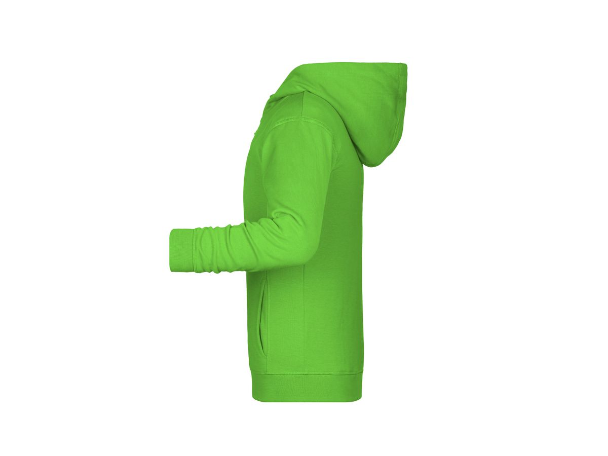 JN Children's Zip Hoody 8026K lime-green, Größe S
