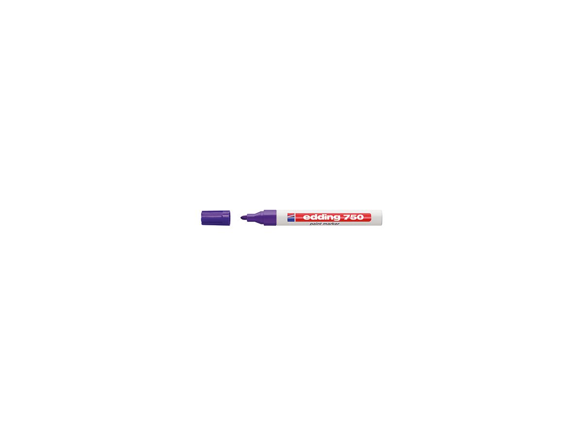 edding Lackmarker 750 4-750-9-008 2-4mm Rundspitze permanent violett