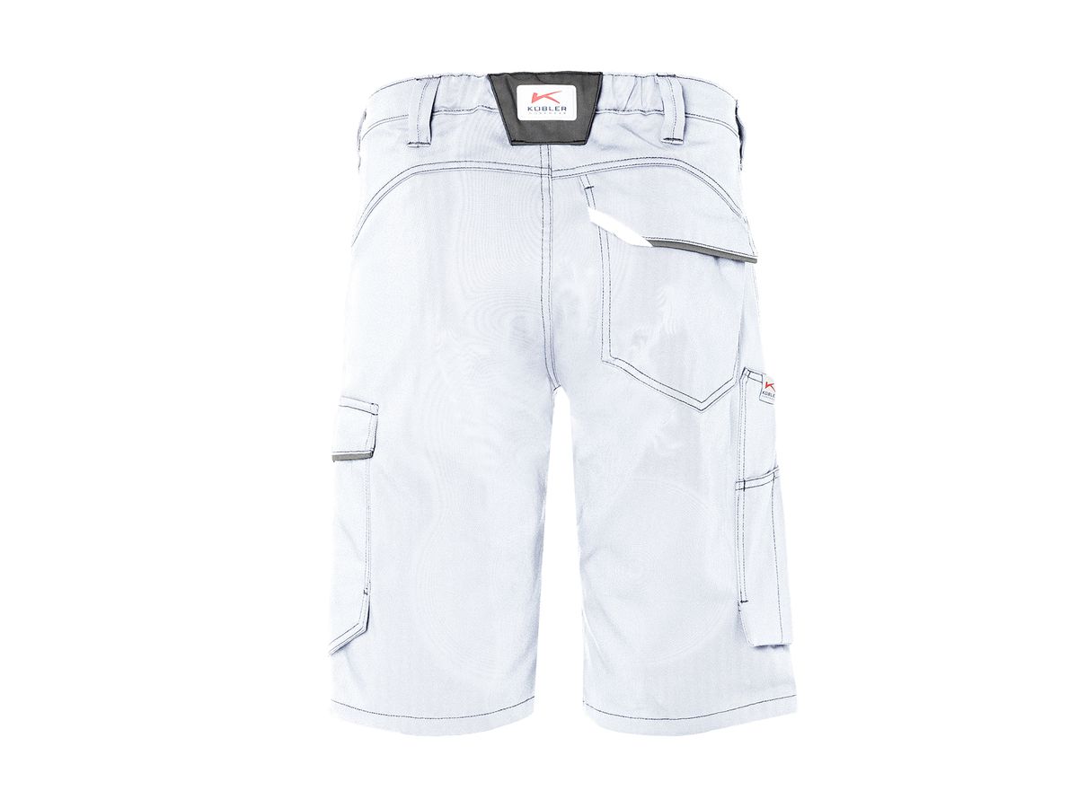KÜBLER ICONIQ cotton Shorts 2440 weiß/anthrazit, Gr. 40