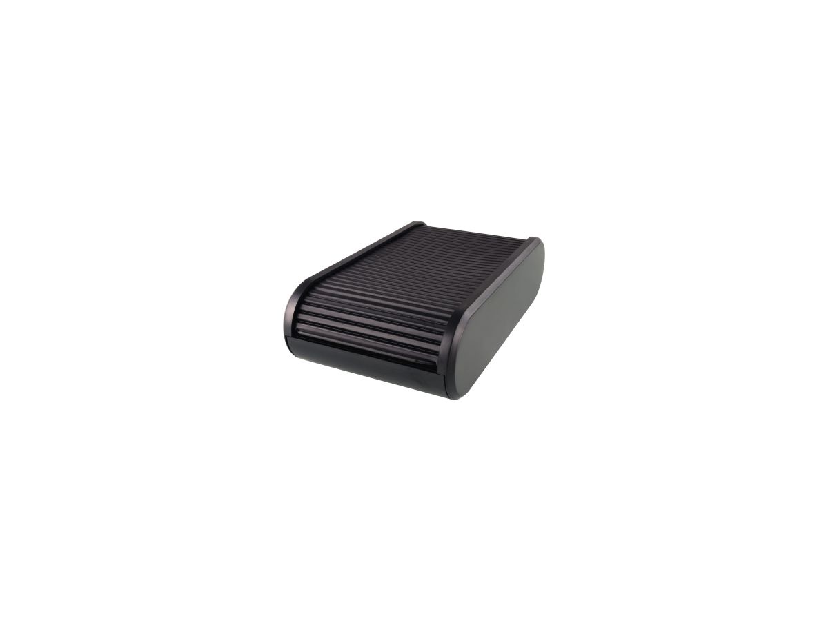 helit Visitenkartenbox Linear H6218095 max. 300Karten sw