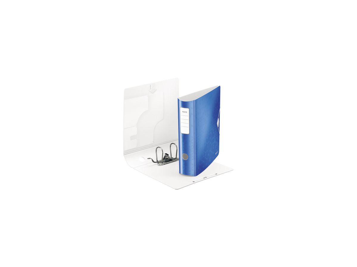 Leitz Ordner Active WOW 11060036 DIN A4 80mm Polypropylen blau