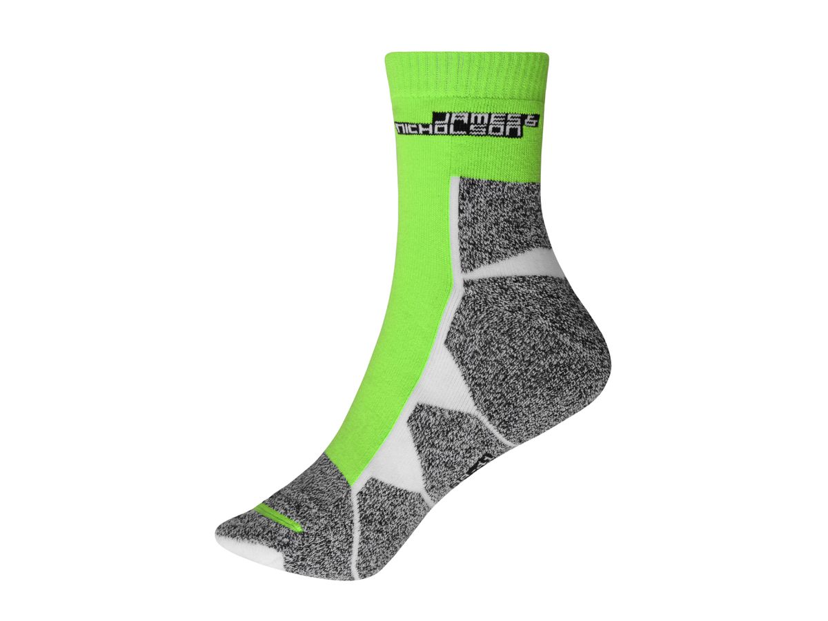 JN Sport Socks JN215 bright-green/white, Größe 45-47