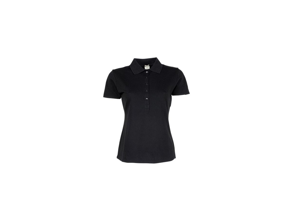 TEE JAYS Ladies Stretch Deluxe PoloShirt 95%BW/5%Elastan TJ145 fb. black