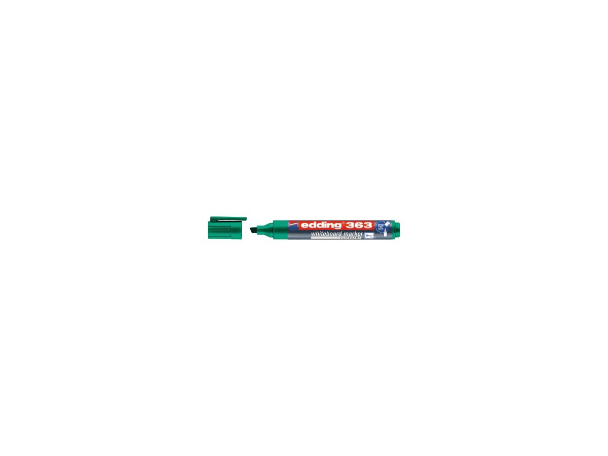 edding Whiteboardmarker 363 4-363004 1-5mm Keilspitze grün