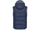 JN Mens Maritime Vest JN1076 100%PA, navy/white, Größe S