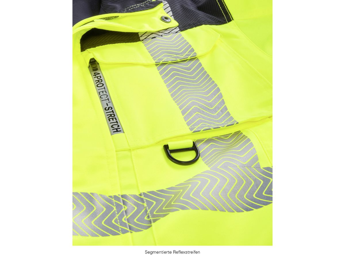4PROTECT Warnschutz-Bundjacke KENTUCKY 3816, leuchtgelb/grau, Gr. L