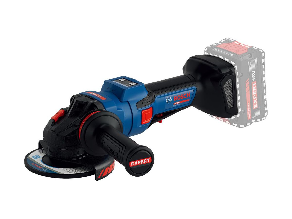 BOSCH EXPERT-Akku-Winkelschleifer EXWS18V-15PS, solo, in L-BOXX