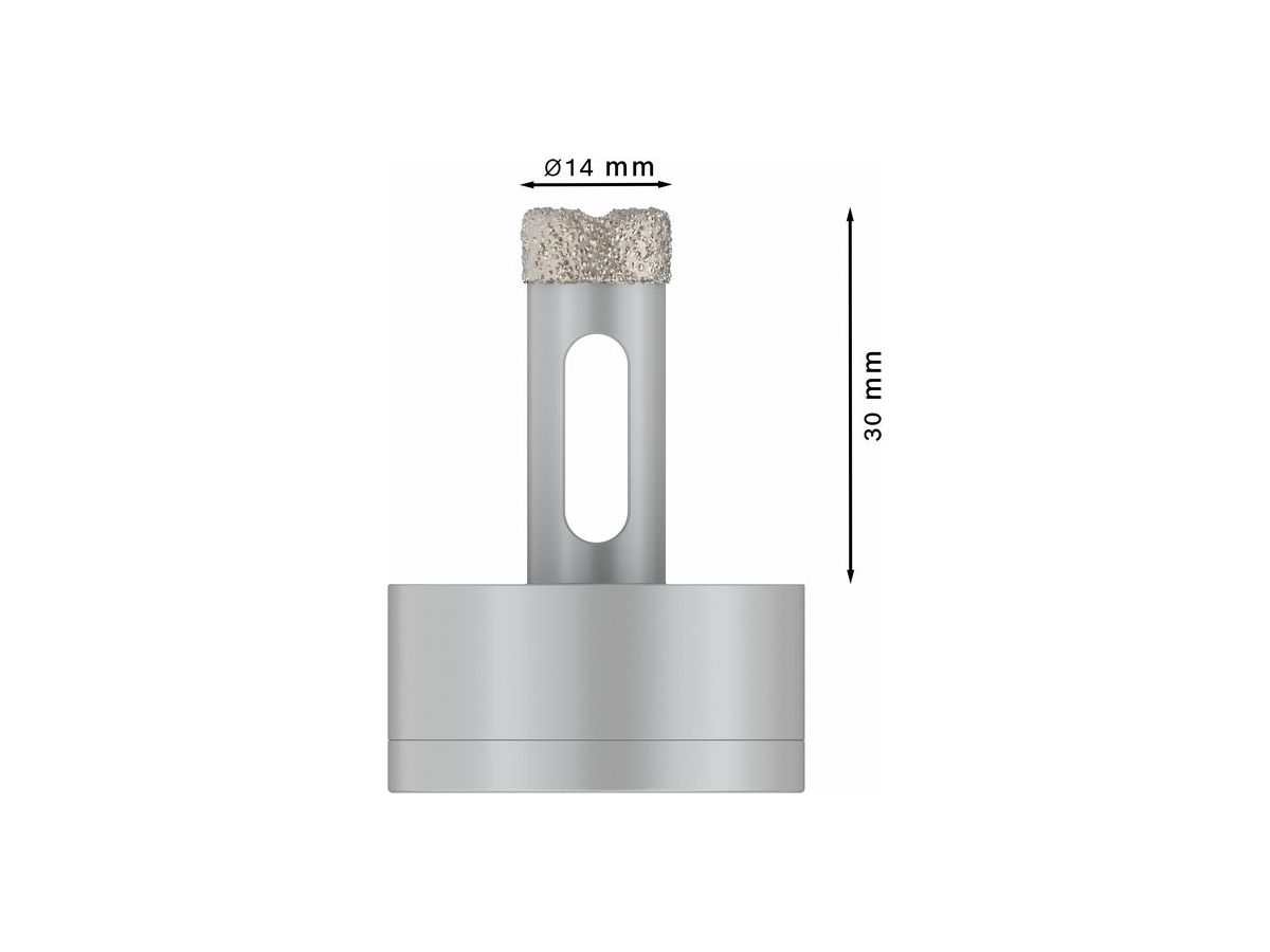 BOSCH X-LOCK Dry Sp. Dia-TrockenbohroneWS, 14mm