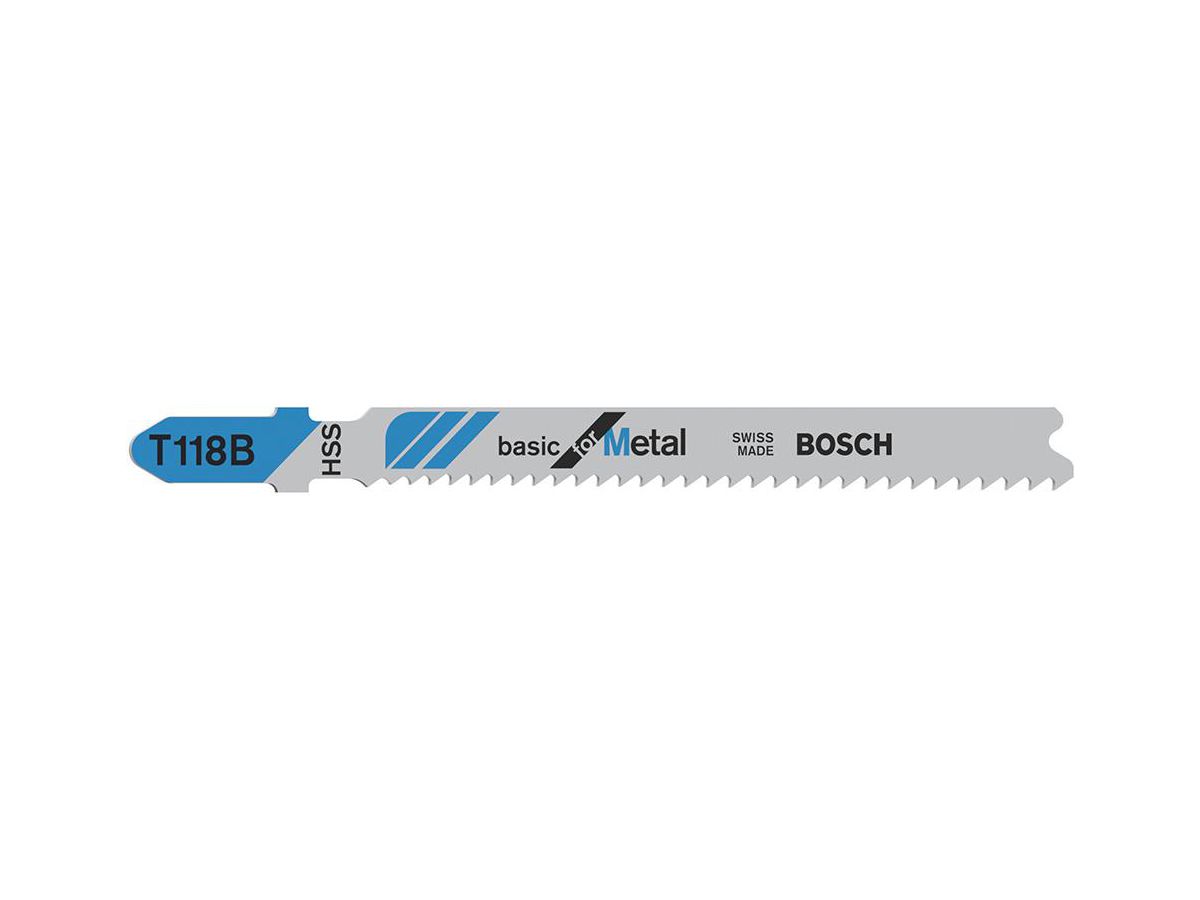Jig saw blade à 5 pc T 118 B Bosch