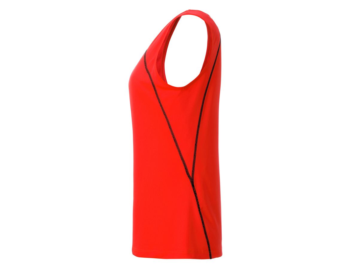 JN Ladies' Sports Tanktop JN493 bright-orange/black, Größe XS