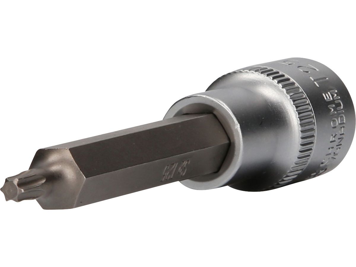 BRILLIANT TOOLS 1/2" Bit-Schrauben- dreher-Einsatz,TORX, 100mm, TX25