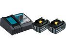 Power-Source-Kit 18V-3,0Ah 2xBL1830B 1xDC18RD im Koffer