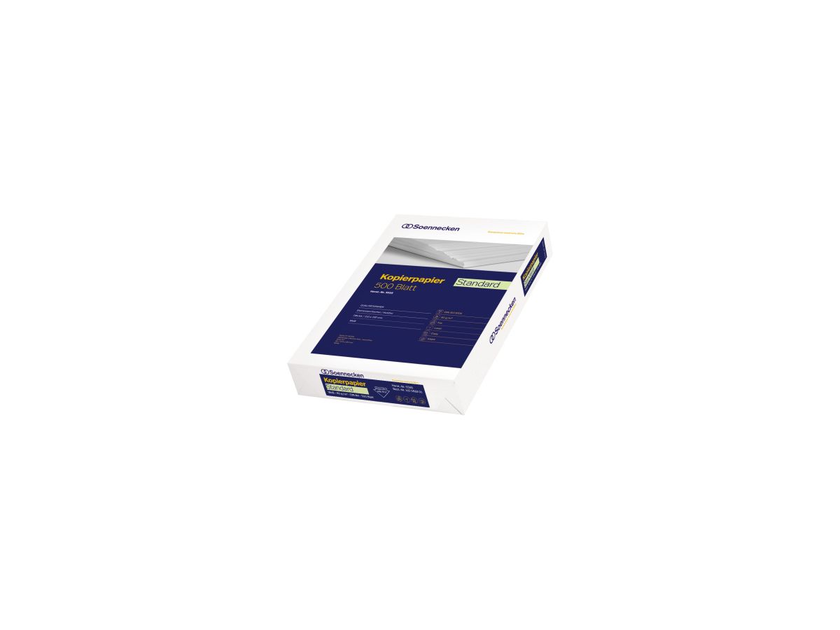 Soennecken Kopierpapier Standard 5555 DIN A4 80g weiß 500 Bl./Pack.