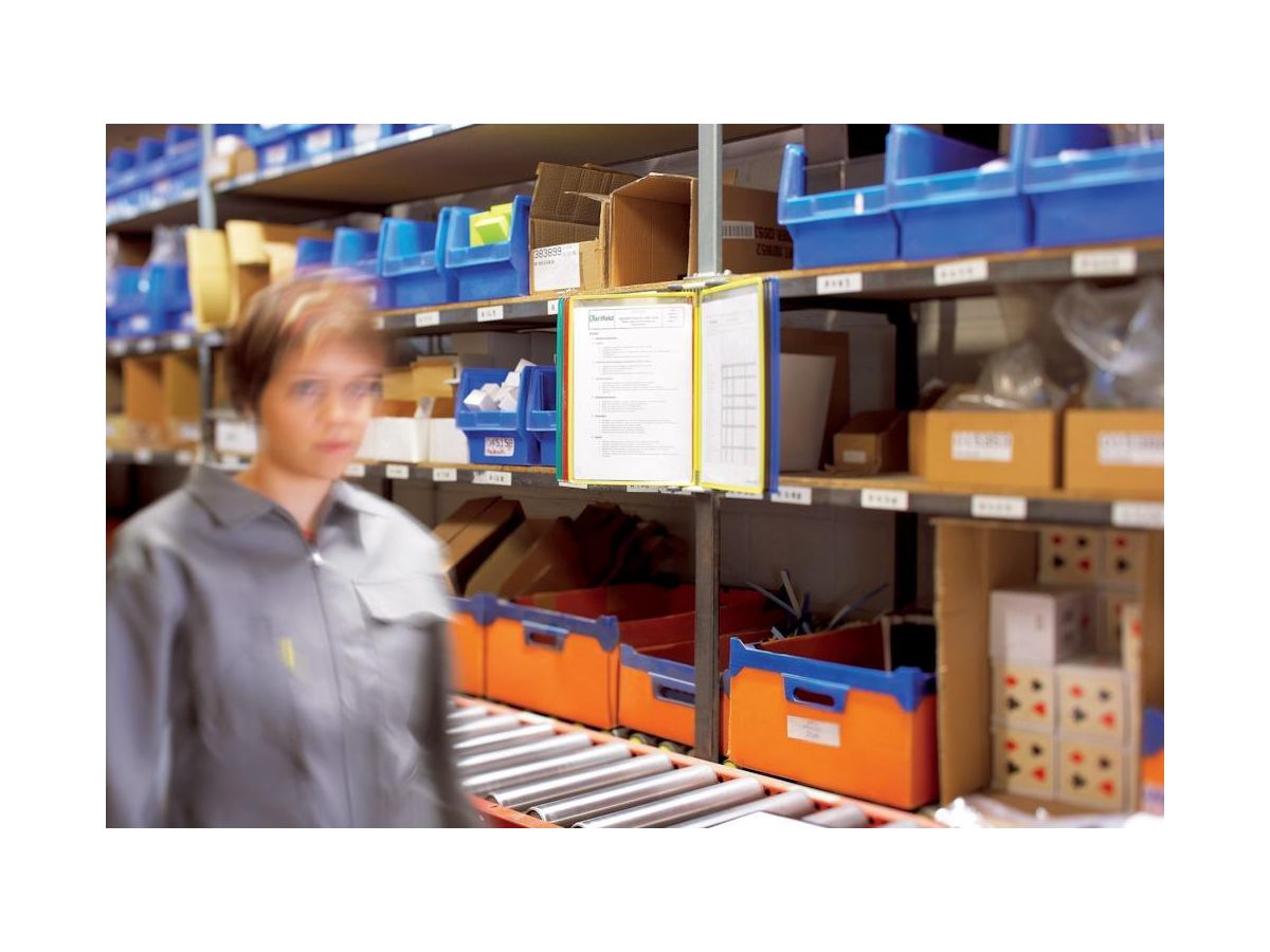 Tarifold Sichttafelwandhalter 414609 DIN A4 magnetisch grau