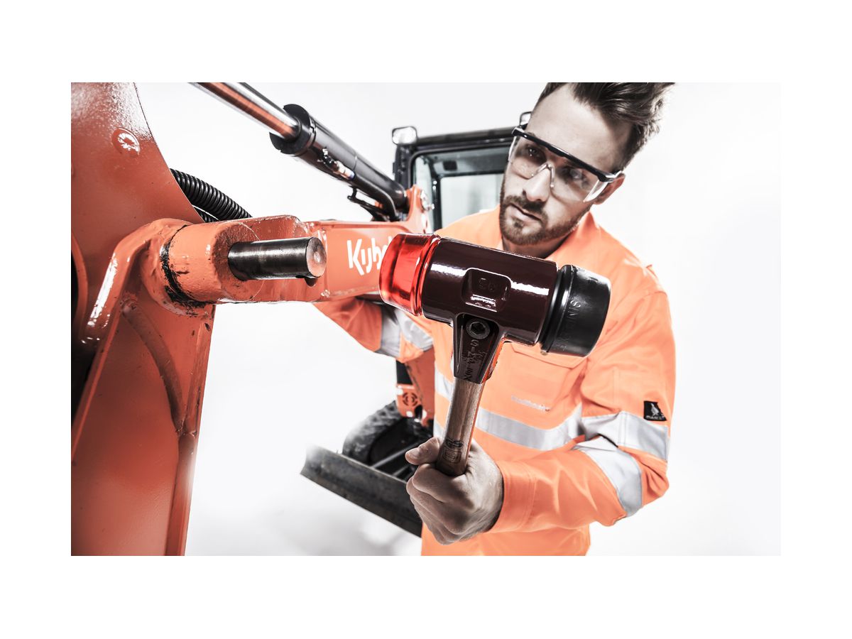 Mallet mallet SIMPLEX 40mm rubber Halder