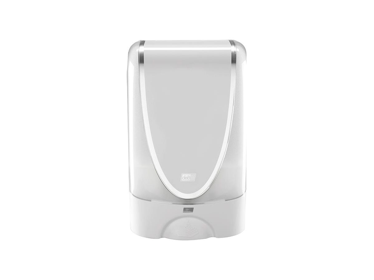 DEBSTOKO TouchFREE Ultra Spender fb Weiß mit Chrom für 1,2L Kartuschen