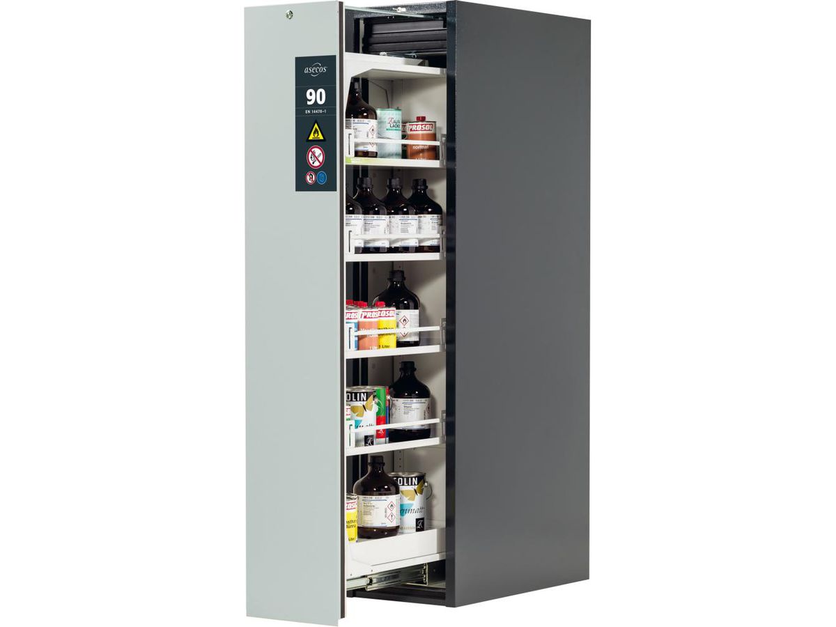 Sicherheitsschrank V-Line 819x1966,Tür grau, 8FB